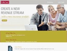 Tablet Screenshot of lifecareassurance.com